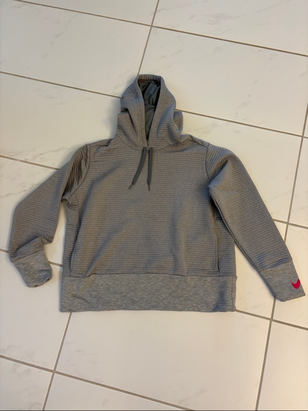 Nike Gray Hooded Pullover Sweatshirt